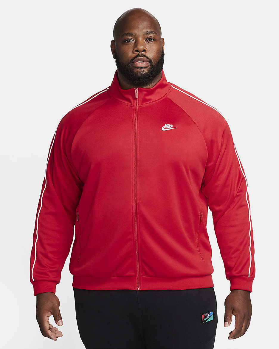 Nike sweatsuit selling red 2xL jacket has zipper